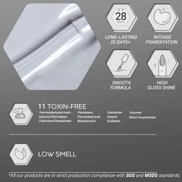 Modelones Grey Gel Nail Polish Set for Trendy Nails