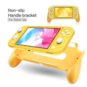 HEATFUN Grip for Nintendo Switch Lite, Comfortable and Ergonomic Switch Lite Grip - Accessories for ...