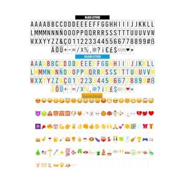 Cinema Lightbox with 300+ Letters & Emojis - Personalize Easily