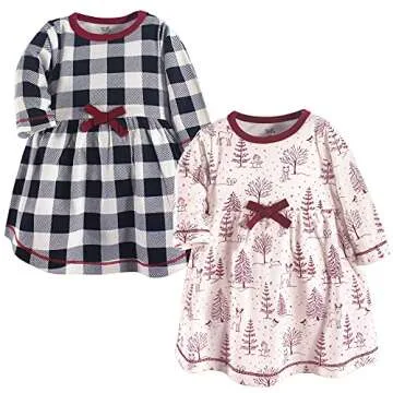 Touched by Nature Organic Cotton Dresses for Girls - Winter Woodland
