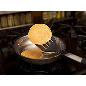 Versatile Daily Kitchen Silicone and Steel Spatula for Cooking