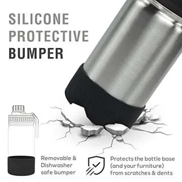 CHILLOUT LIFE 12 oz Kids Insulated Water Bottle for School with Leakproof Spout Lid and Cute Waterproof Stickers, Personalized Stainless Steel Thermos Flask Metal Water Bottle for Girls & Boys