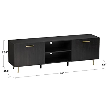 FUFU&GAGA Stylish Modern TV Stand for TVs up to 65"
