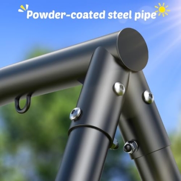 Trekassy Swing Sets: 440lbs Heavy Duty A-Frame Swing