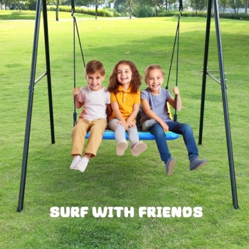 Trekassy Swing Sets: 440lbs Heavy Duty A-Frame Swing