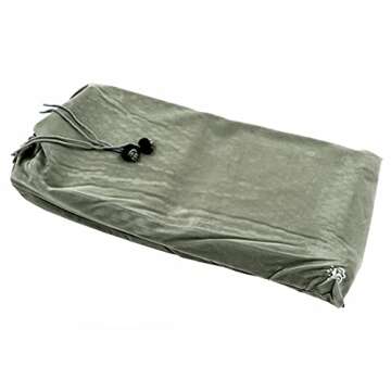 Squatty Potty Stockholm Folding Bamboo Toilet Stool 7" Collapsible, Brown and White, 1 Count