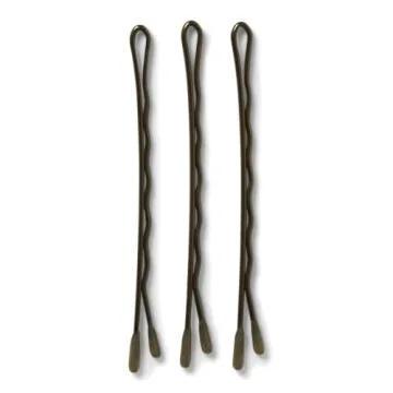 MetaGrip Bronze Bobby Pins for Thick Hair, 300 Count