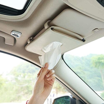 Car Tissue Holder for Visor & Dashboard - Instant Access
