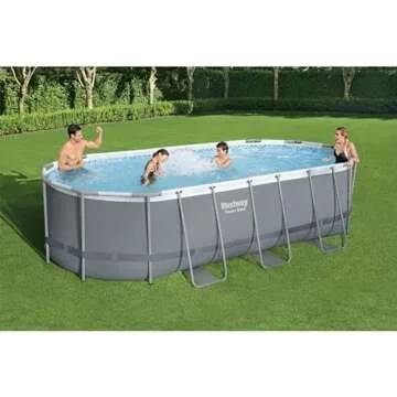 Bestway Power Steel Above Ground Pool Set with Filter Pump
