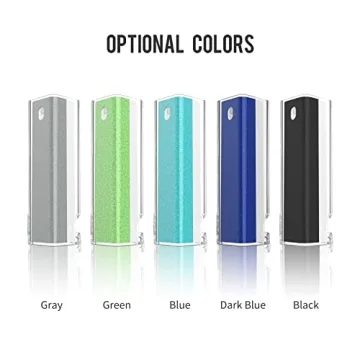 CLICK CLEAN Screen Cleaner, Fingerprint Proof Screen Cleaner Spray, All-in-One Cleaner with Microfiber and Shell for All Phones, Laptop and Tablet Screens (Black)