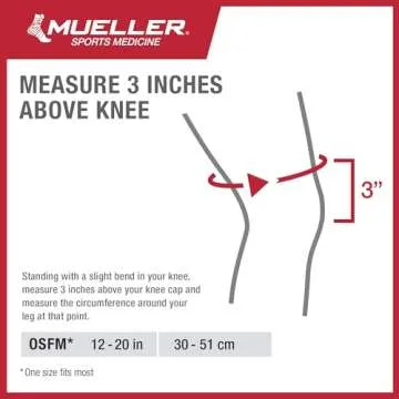 MUELLER Self Adjusting Hinged Knee Brace for Pain Relief