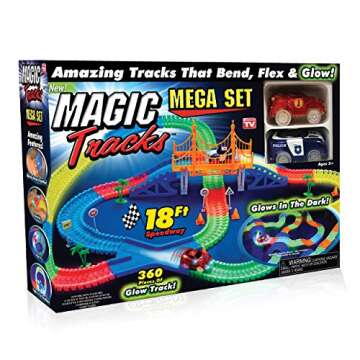 Ontel Magic Tracks Mega Set - Glow in the Dark Fun for Kids
