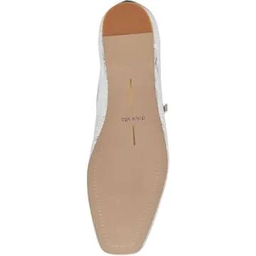 Dolce Vita Reyes Ballet Flat in Silver for Elegant Style