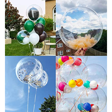 20 Inch Clear Bobo Balloons for Party Decorations