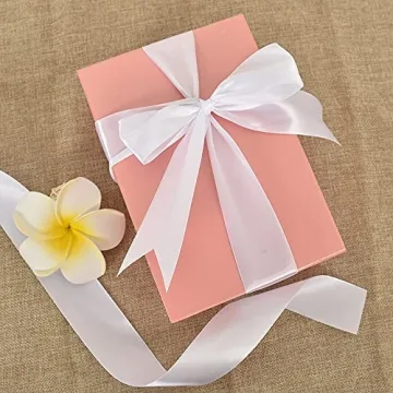 Toniful 1.5 Inch Satin Ribbon - 100 Yards for Crafting