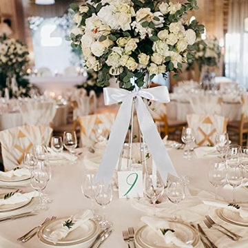 Toniful 1.5 Inch Satin Ribbon - 100 Yards for Crafting