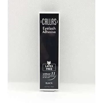 Callas Eyelash Adhesive Black - Latex Free 0.17oz
