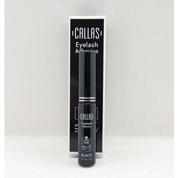 Callas Eyelash Adhesive Black - Latex Free 0.17oz