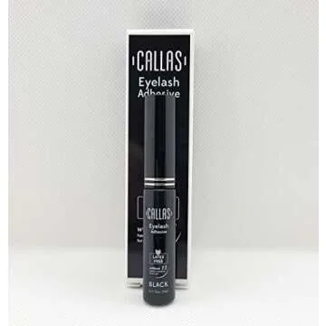 Callas Eyelash Adhesive Black - Latex Free 0.17oz