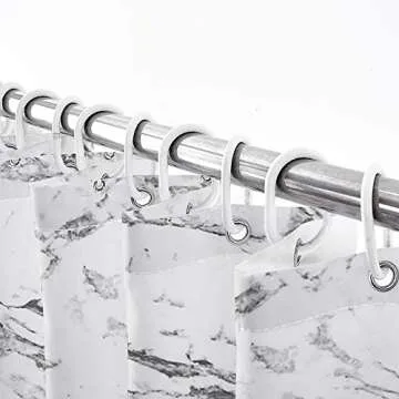 Pink Paris Decor Shower Curtains for Bathroom, Eiffel Tower Fabric Shower Curtain Set, Modern Oil Painting Romantic Valentine's Day Bathroom Accessories Decor, Hooks Included 72X72 inches