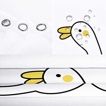 Pink Paris Decor Shower Curtains for Bathroom, Eiffel Tower Fabric Shower Curtain Set, Modern Oil Painting Romantic Valentine's Day Bathroom Accessories Decor, Hooks Included 72X72 inches