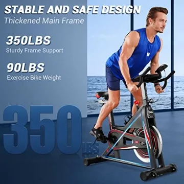 DMASUN Magnetic Resistance Exercise Bike for Home