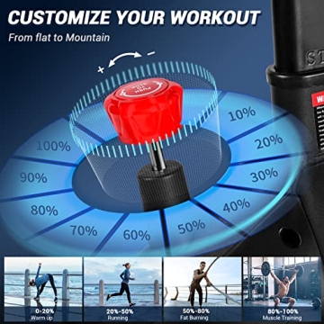 DMASUN Magnetic Resistance Exercise Bike for Home