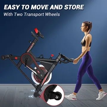 DMASUN Magnetic Resistance Exercise Bike for Home