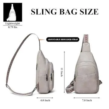 Imperial HORSE Sling Bags for Women Crossbody, Crossbody Bags for Women, Fanny Packs Chest Bag for Women for Shopping Travel
