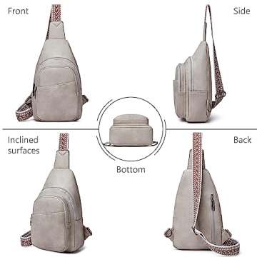 Imperial HORSE Sling Bags for Women Crossbody, Crossbody Bags for Women, Fanny Packs Chest Bag for Women for Shopping Travel