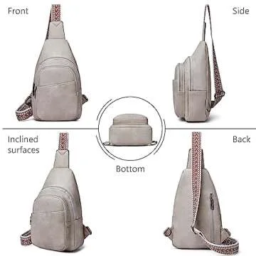 Imperial HORSE Sling Bags for Women Crossbody, Crossbody Bags for Women, Fanny Packs Chest Bag for Women for Shopping Travel