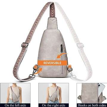 Imperial HORSE Sling Bags for Women Crossbody, Crossbody Bags for Women, Fanny Packs Chest Bag for Women for Shopping Travel