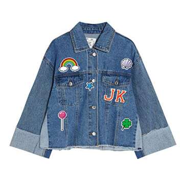 Letter Iron On Patches 26PCS Decorative Alphabet Set