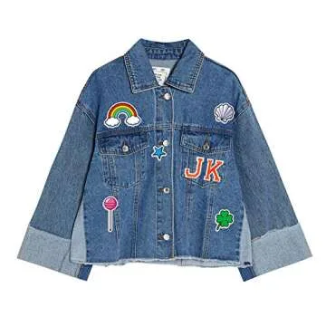 Letter Iron On Patches 26PCS Decorative Alphabet Set