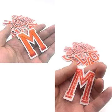 Letter Iron On Patches 26PCS Decorative Alphabet Set