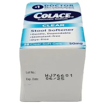 Colace Clear Soft Gels Stool Softener for Quick Relief