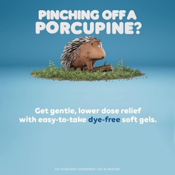 Colace Clear Soft Gels Stool Softener for Quick Relief