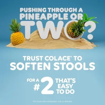 Colace Clear Soft Gels Stool Softener for Quick Relief