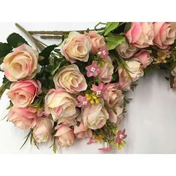 CATTREE Artificial Flower Bouquets for Home and Wedding Decor