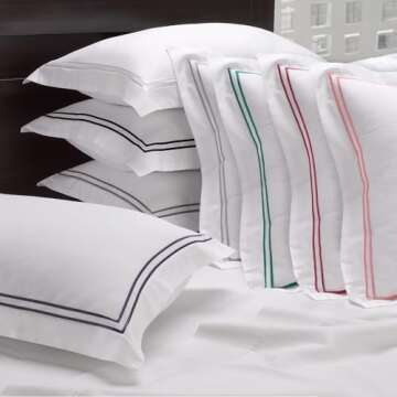 Ella Jayne Luxury Duvet Cover Set (3pc), 100% Cotton Duvet Cover, Hotel Comforter Cover Set, Breathable & Lightweight, White Duvet Cover Queen, Queen Duvet Cover Set, Full/Queen Black