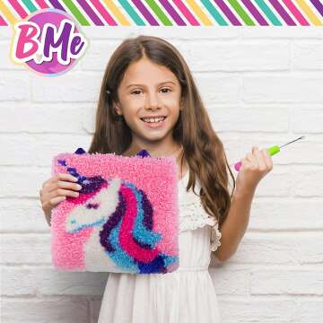 B Me Unicorn Latch Hook Kit for Creative Girls