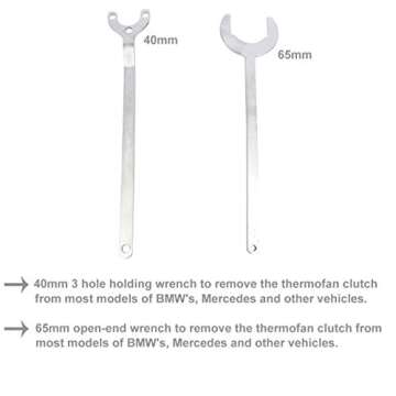 8MILELAKE Water Pump Fan Tool Kit for Mercedes and BMW