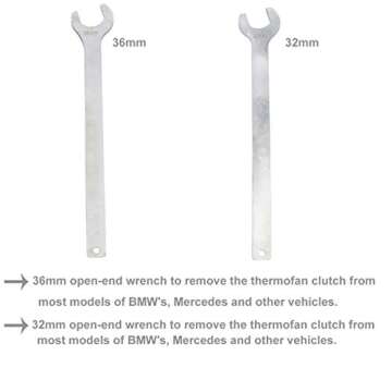 8MILELAKE Water Pump Fan Tool Kit for Mercedes and BMW