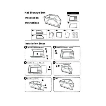 CapBox 2.0 Hat Organizer with Sliding Tray - 2 Pack
