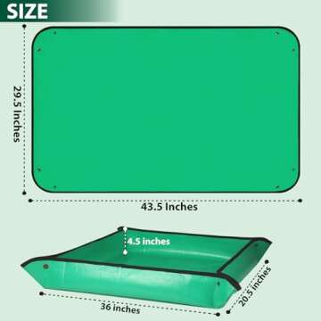 LCHUANG Gardening Repotting Mat - Waterproof & Portable