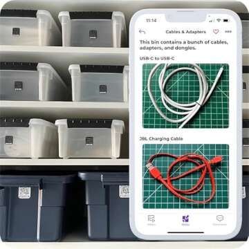 OUTLINX QR Smart Stickers | Stick Digital Notes to Your Things | Blackout 1-Pack 8X Stickers