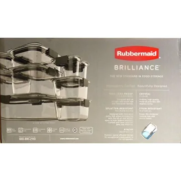 Rubbermaid Brilliance Microwavable Food Storage Set 18-Piece