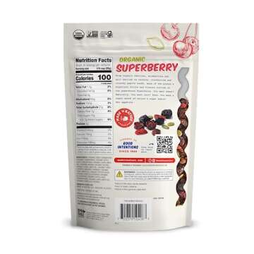 Made in Nature Organic Superberry Fruit Fusion, 24 Ounce (Pack of 1) – Fruit and Nut Trail Mix, Non-GMO, Unsulfured, Gluten Free