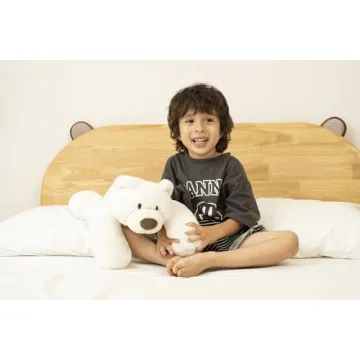 Niuniu Daddy Polar Bear Weighted Stuffed Animal Cuddle Buddy