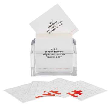 TableTopics Do-It-Yourself Therapy - 135 Conversation Cards with Questions to Have Fun with Friends & Get to Know Each Other Better
